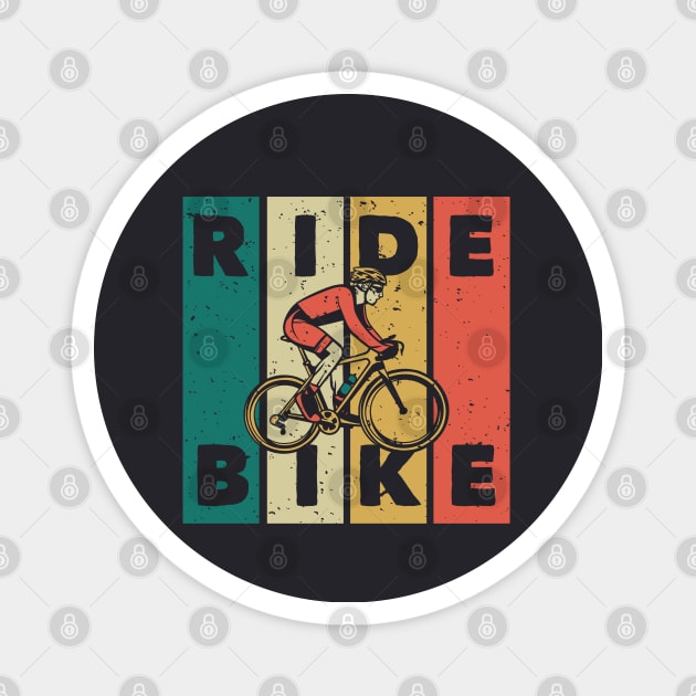 ride bike Magnet by fabecco